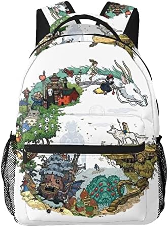 Bungyewd Spirited To-Ro-Away Backpack Casual Backpacks para meninos adolescentes 16