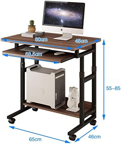 YUDIZWS MOVELÁVEL MENAGEM DE HEIXAÇÃO AJUSTÁVEL DE ALTURA LAPTOP MOLETRY STAND STANCE ROLOTELING SOFA SOFA LABELA TABELA