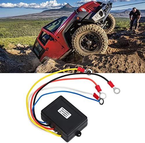 Kit de controle remoto de guincho sem fio, 12V 24V Wireless Wire Control Remote Switch Receiver Kit Universal for Truck ATV SUV