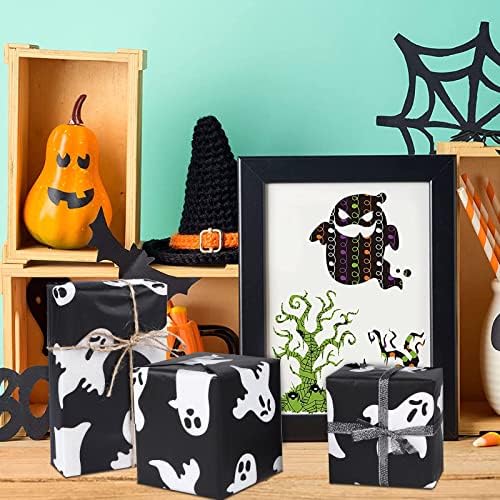 60 folhas de 20 x 20 polegadas Halloween papel