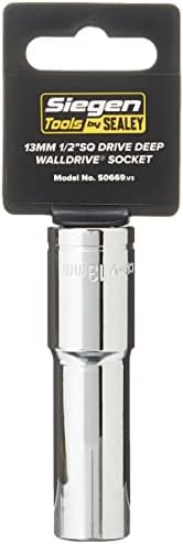 Sealey S1413D WallDrive® Socket 13mm de profundidade de 1/4 Sq Drive