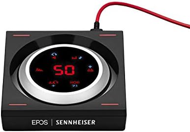 Epos | Sennheiser GSX 1200 Pro Gaming Audio Amplifier/Cartão de som externo e Sennheiser PCV 05 Adaptador de áudio combo