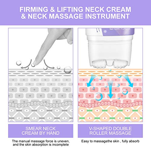 Aliver Cream Firming Cream, Loção de firmamento da pele para pescoço e corpo, creme de pescoço para antienvelhecimento,