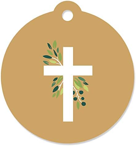 Elegante cruzamento - festas religiosas favorece tags de presente