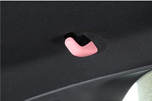 BestMoToror CAR ABS ABS TECIOL TELA TAPELA TAPA DE CACO DO TRIM DE decorativo para Challenger 2015-2022 Pink