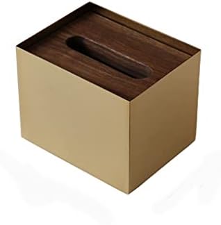 Lsdjgdde Walnut Wood Tissue Box Removable Tissue Boxes Dinner Table Nabinece Toalheiro de papel da caixa de papel
