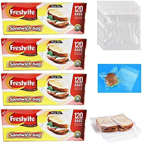 480 Fold Top Sandwich Snack Sags