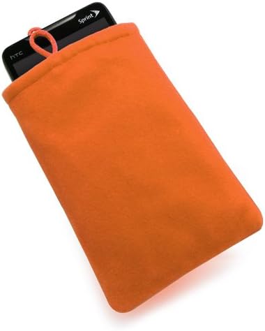 Caixa de ondas de caixa compatível com Miyoo Mini Plus - bolsa de veludo, manga de bolsa de tecido de veludo com cordão para