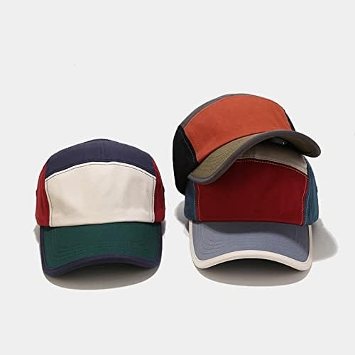 5 Chapéus de painéis para homens Mulheres Multi cores Capinho de beisebol Culp Cotton Vintage Golf Sports Cap