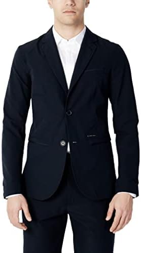 A | X Armani Exchange Men's Petite Nylon Seersucker Blazer