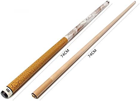 DSJ Billiard Pool Cue, 57 polegadas 10,5-11,5-12,75 mm Billiard Pool Cue 1/2 manutenção manual snooker sugestão 19 oz/a/10,5 mm