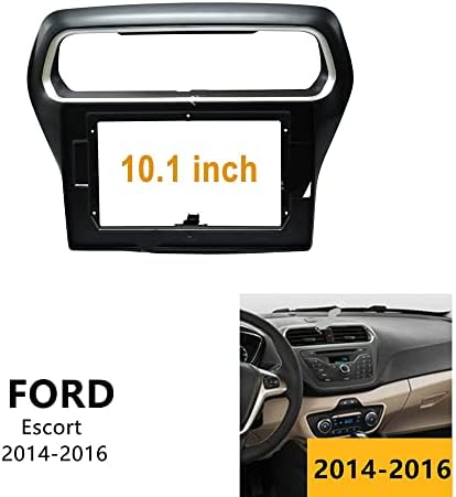 Painel de rádio de carro de 10,1 polegadas para Ford acompanhante 2014- Estrutura de painel estéreo