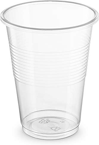 Plasticpro 7 oz de copos de bebidas descartáveis ​​de plástico transparente [contagem de 1200]