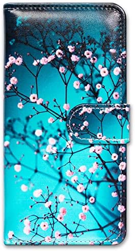 Caixa Bcov Galaxy A32 5G, Plum Blossom Flower Flip Phone Caixa Caixa da carteira com suporte de cartas Kickstand para Samsung Galaxy A32 5G 2021