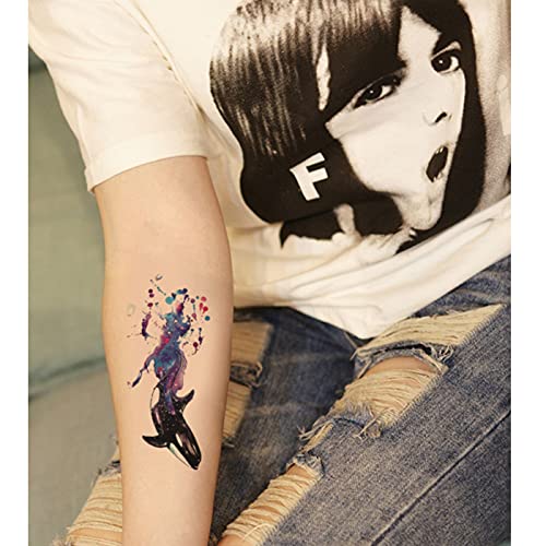 JJKUN 5 PCS TATTOO STATOOTS STATORES AQUISCOLOR GONTES DE TATTOO DO TATOO DE ABATURA STAR STAR IMPRESSÃO DURAÇÃO