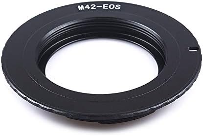 Adaptador de lentes M42 para EF, lente de parafuso M42 para compatível com câmeras EF-S, se encaixa em EF1D, DS, Marcos II, III,