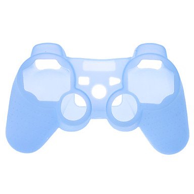 Caso de silicone de novo protetor para o controlador PS3, azul