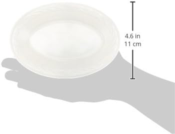 Jantar Clear Lightweight Plastic Oval Boats - 4,5 x 6,5 | Pacote de 20