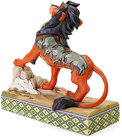 Tradições da Enesco Disney por Jim Shore Lion King Scarcle Vilão estatueta, 7 polegadas, multicolor