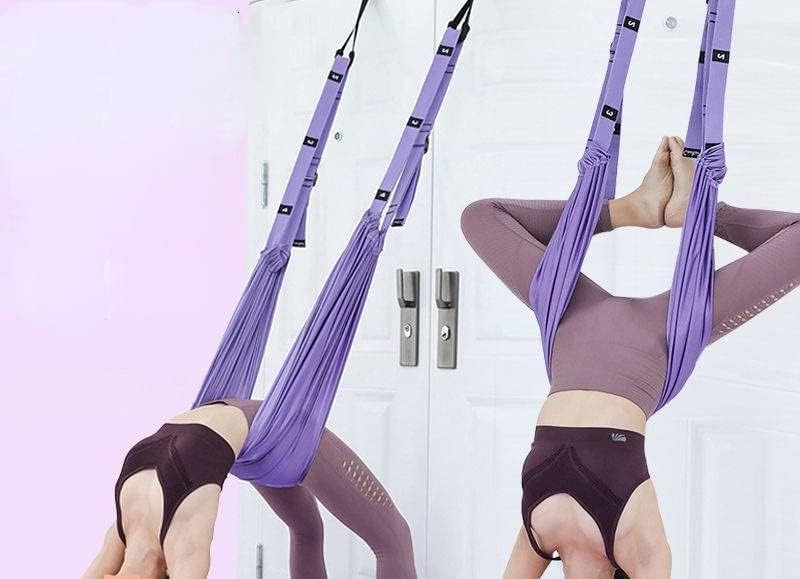 Elagop Yoga Lower Belt Belt Ar corda invertida de uma palavra Horse Hip Porta de abertura Banda de treino caseira Treinamento auxiliar