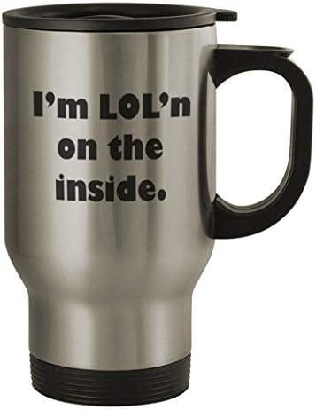 Lol'n em dentro 59 - um bom humor engraçado 14oz de prata caneca