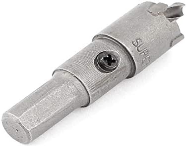 Novo corte LON0167 15mm apresentado com o triângulo de 10mm de 10mm de eficácia eficácia de broca de broca de broca de broca de broca serra de serra de 64 mm de comprimento para metal de liga