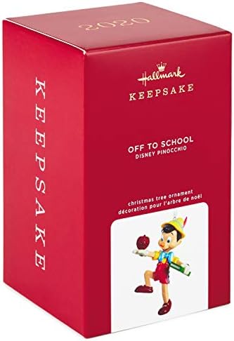 Ornamento de Natal de Keetake Keetake 2020, Disney Pinóquio para a escola, porcelana