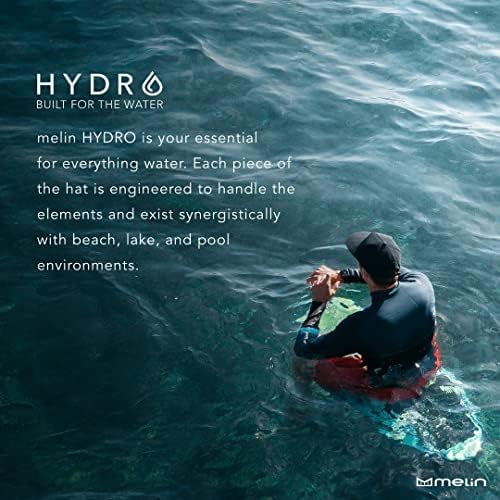 Melin Coronado Hydro, Chapéu Snapback de Desempenho, Capace de beisebol resistente à água para homens e mulheres