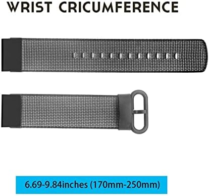 WTUKMO 22mm Nylon WatchBand para Garmin Fenix ​​6 6x Pro pulseira Strap Fenix ​​5 5Plus 935 S60 Quatix5 Redução rápida