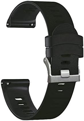 EEOMOIK colorido 20mm Bandas de vigia cinta para Garmin Forerunner 245 245m 645 Music Vivomove 3 HR Sport Silicone Smart Watchband Bracelet