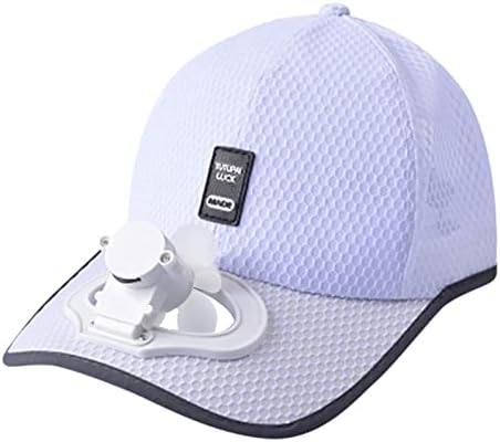 Capéu de beisebol de Manhong Sombra de carregamento de carregamento USB Capéu solar de chapéu respirável Cap boné de beisebol Sombrero