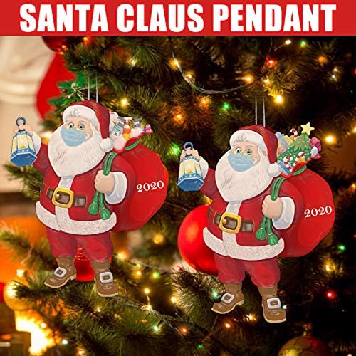 Pearl Garland Strand 2020 Decorações Resina Papai Noel de Natal Decoração de Ornamento de Natal Decoração de casa Lágrima Crystal Beads