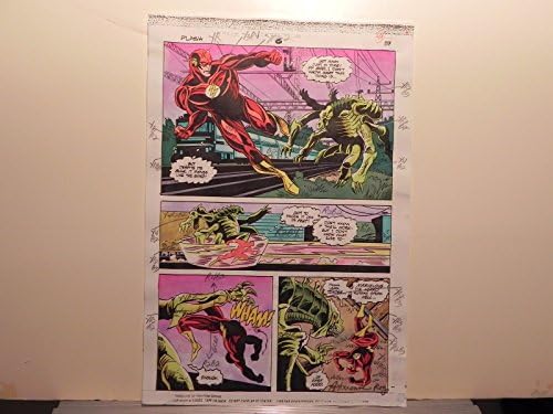 Guia de cores anual nº 5 Flash assinado por Adrienne Roy PG39 DC Superhero vintage