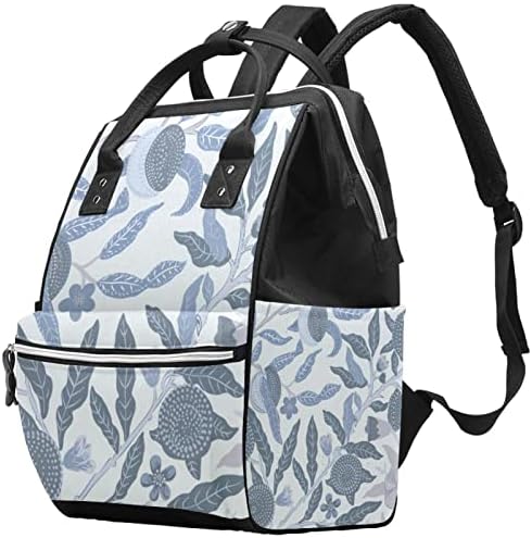 Mochila VBFOFBV Backpack, grandes sacos unissex, pacote de viagem de viagem multiuso para pais de mamãe, flor de cáqui