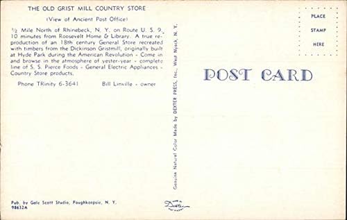 The Old Grist Mill Country Store Rhinebeck, New York NY Original Vintage Postcard