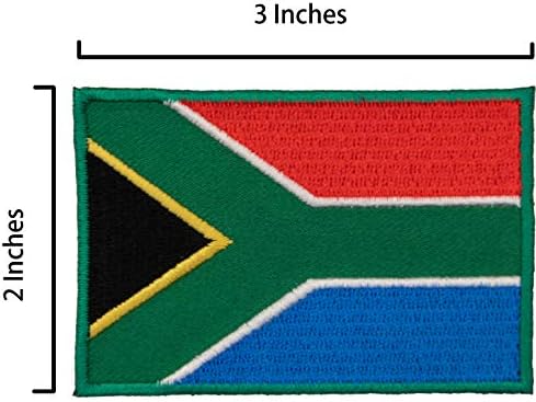 A-One 3 PCS Pack- África do Sul e Patch African Union+Pin African Union Lapeel, emblemas africanos, distintivo patriótico, patch de mochila, patch vintage, ferro na costura no broche n.080+404a