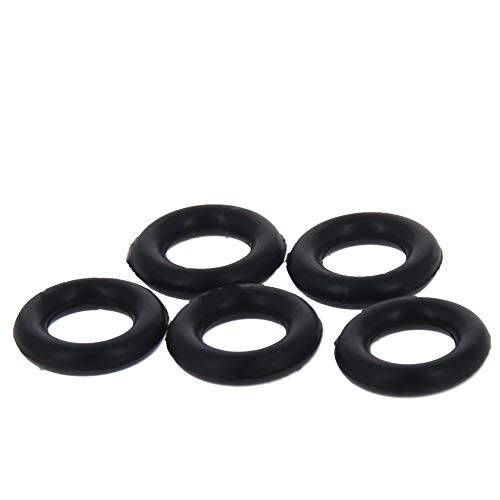 Bettomshin 50pcs nitrila de borracha o-rings, 15 mm OD 12mm ID de 1,5 mm de largura, métrica de vedação de buna-nitrila arruela de junta para a válvula de pressão da hidráulica de oleoduto da torneira preto