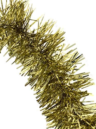 Garland para decorações de Natal de 15 pés para decoração - decoração sem férias sem iluminação para uso externo