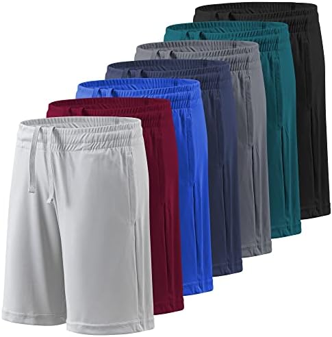 Balennz Athletic Shorts para homens com bolsos e calçada elástica de roupas ativas rápidas secas