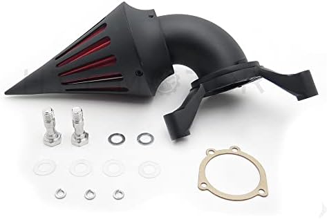 HTTMT MT228- Novo kit de filtro de admissão de limpador de ar compatível com o carburador H-D CV Delphi v-twin preto