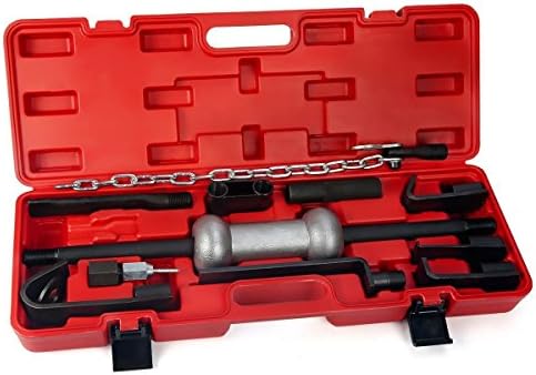 Timmyhouse Puller Slide Hammer Hammer Pesado Dent Auto Body 10lbs Auto Reparo Tool Kit 13pc