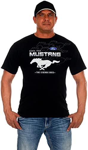 JH Design Men's Ford Mustang Camise