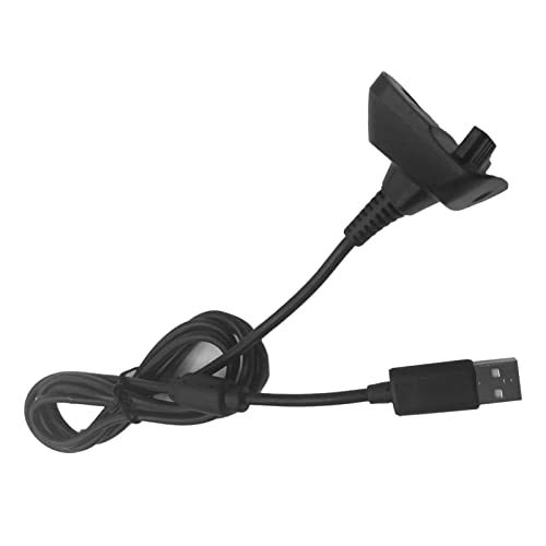 Carregador para controlador 360, controlador sem fio Cabo de carregamento USB, plugue e jogo com anel magnético para 360 controladores