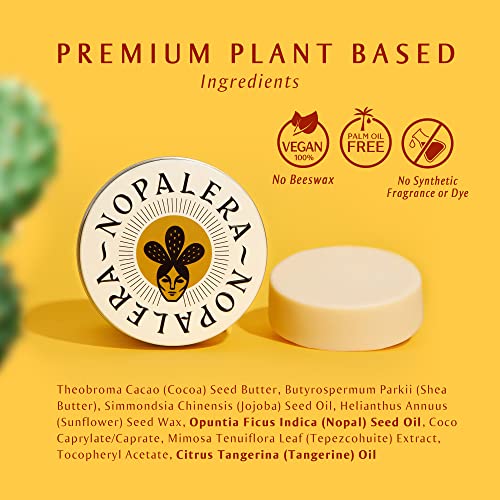 Nopalera Original Hidratante Barra Botânica, vegan, hidratante à base de plantas com óleo de cacto nopal e óleo