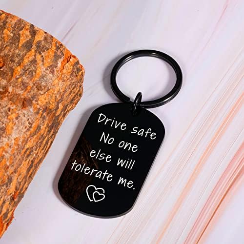 Dirija Keychain Safe para Gifts Gifts De Girlfriend Anniversary para Marido Presentes de Natal Para Namorado Presente