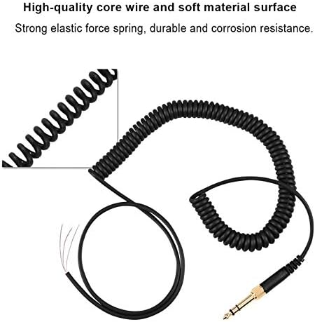 Fio de mola da bobina TOManterteria, um cabo de mola de 3,5 mm de fone de ouvido para controladores para acessórios