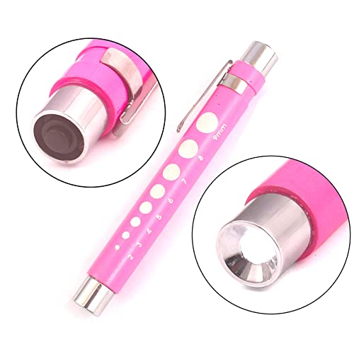 Laja importa luz da caneta com pupila LED LED Penlight para médico enfermeiro diagnóstico rosa