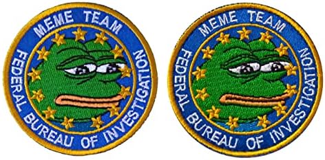 Pepe the Frog Patch Meme Team Patch Costura Or Hook and Loop Meme Patch