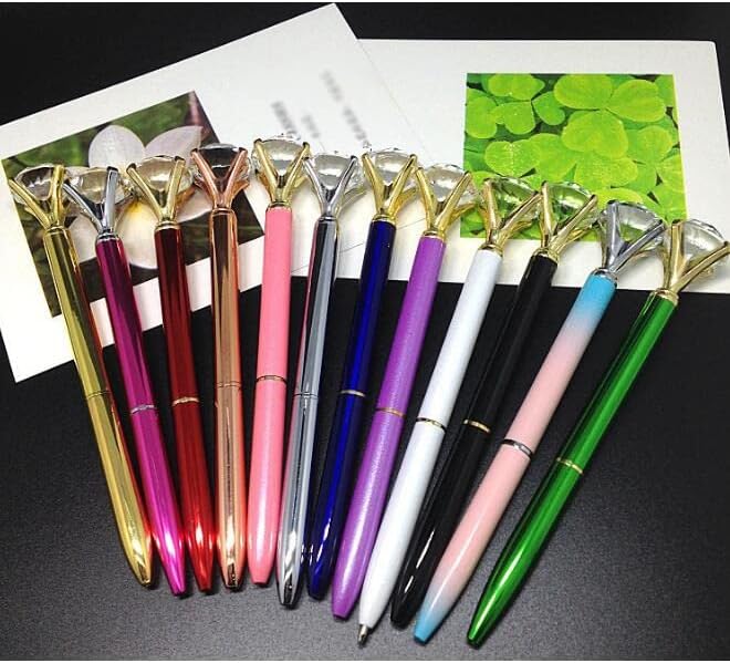 Fksdhdg 10pcs/set metal esferontal caneta colorida caneta caneta caneta