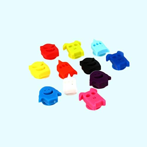 Doitool 12pcs Silicone Wine Glass Marker criativo Creative Colorful Cartoon Setker Mark Mark Glass Identification